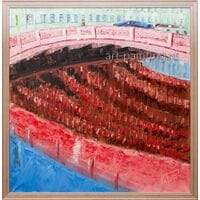 Картина маслом "Красный мост" Розо