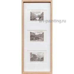 Офорт "Виды Петербурга" (триптих) Глухов Офорт "Виды Петербурга" (триптих) Глухов