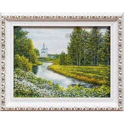 Картина маслом "Русский пейзаж" Тимофеев Картина маслом "Русский пейзаж" Тимофеев
