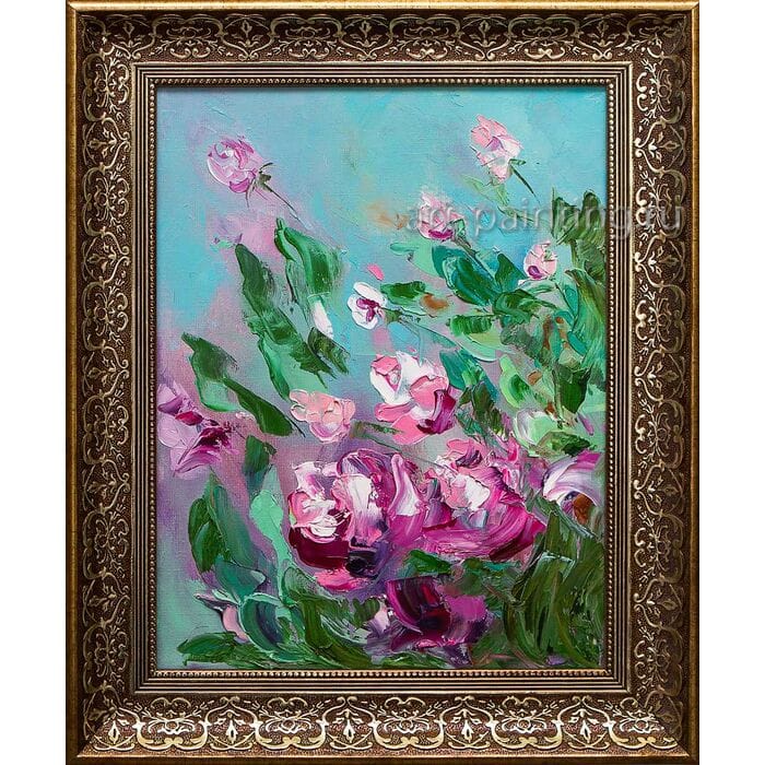 Картина маслом "Розы" Огарева. Картина маслом "Розы" Огарева.