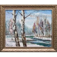 Картина маслом "Весенние воды" Барабаш