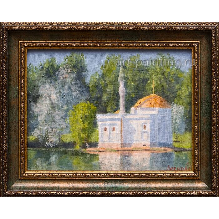 Картина маслом "Турецкая баня"  Леснов