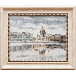 Картина маслом "Исаакиевский собор" Ларкина