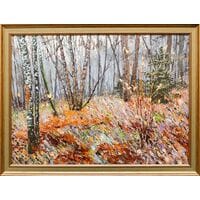 Картина маслом "Ноябрь" Лопушанский