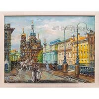 Картина маслом "Спас. Чебоксарский переулок" Васильев Картина маслом "Спас. Чебоксарский переулок" Васильев