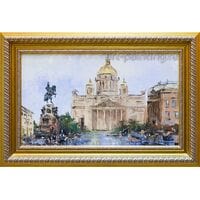 Картина маслом "Исаакиевский собор" Клеверов