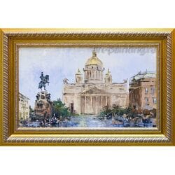 Картина маслом "Исаакиевский собор" Клеверов Картина маслом "Исаакиевский собор" Клеверов