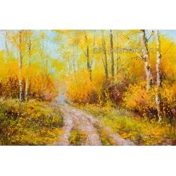 Картина маслом "Золото Осени" Селенских