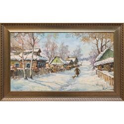 Картина маслом "Мартовское солнце" Саидов