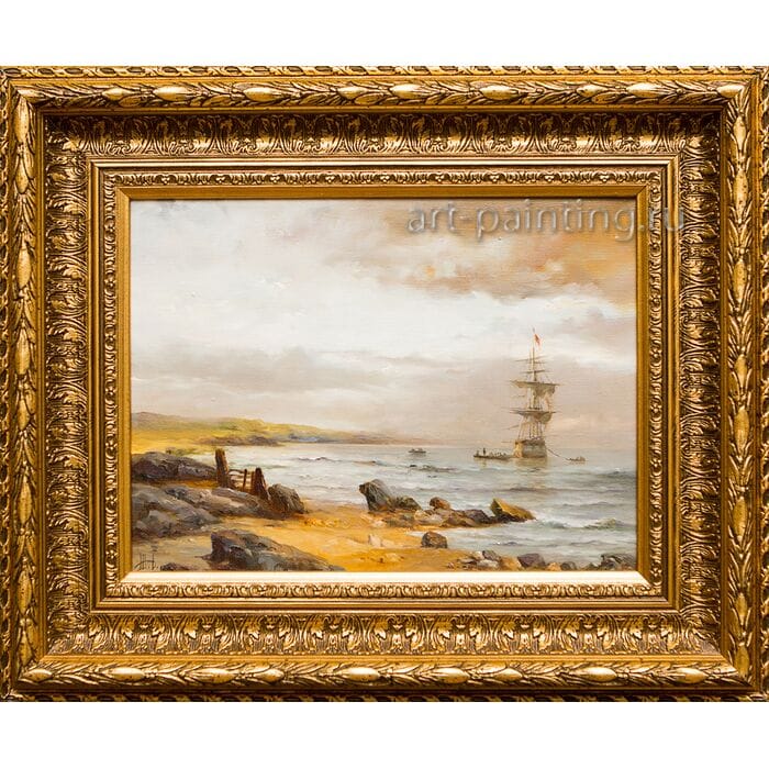 Картина маслом "Морской пейзаж" Шумайлов Картина маслом "Морской пейзаж" Шумайлов