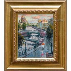 Картина маслом «Мойка» Галатов