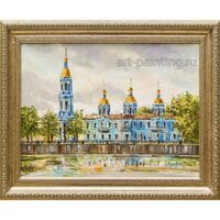 Картина маслом "Никольская колокольня" Шеренкова