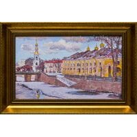 Картина маслом "Зима в Питере" Глухов Картина маслом "Зима в Питере" Глухов