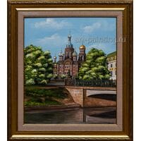 Картина маслом "Спас" Крымская