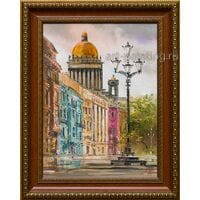 Картина маслом "Исаакиевский собор. Фонарь" Шеренкова