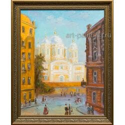 Картина маслом "Владимирский храм" Щербаков