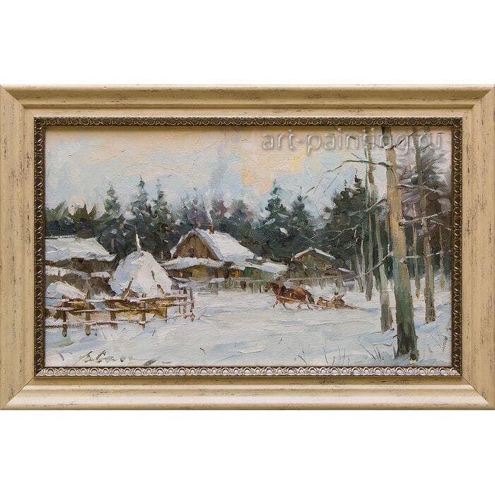 Картина маслом "Глубинка" Саидов