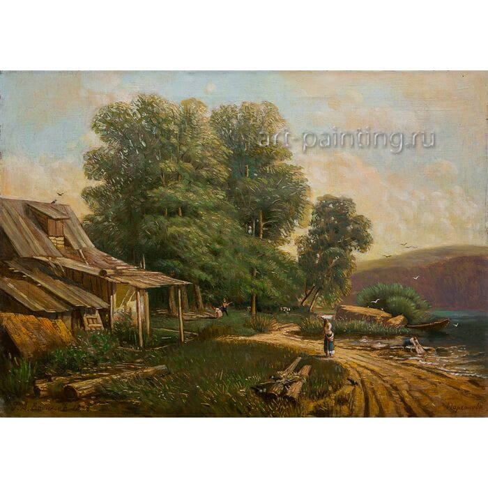 Картина маслом "Парголово" Якубалиев
