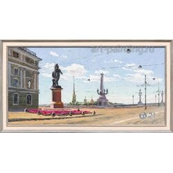 Картина маслом "Июнь" Опритова