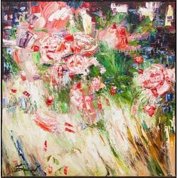 Картина маслом "Розы" Бойцов