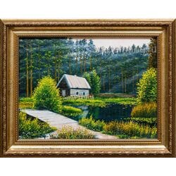 Картина маслом "Видлица" Тимофеев