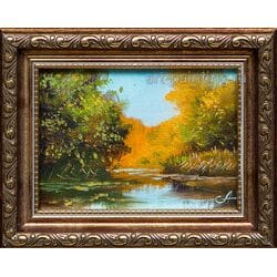 Картина масло "Пейзаж" Селенских Картина масло "Пейзаж" Селенских