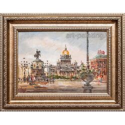 Картина маслом "Исаакиевский собор" Шеренкова