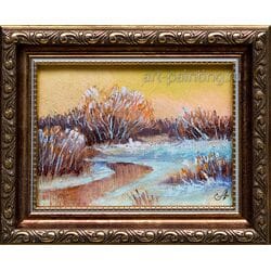 Картина масло "Пейзаж" Селенских Картина масло "Пейзаж" Селенских
