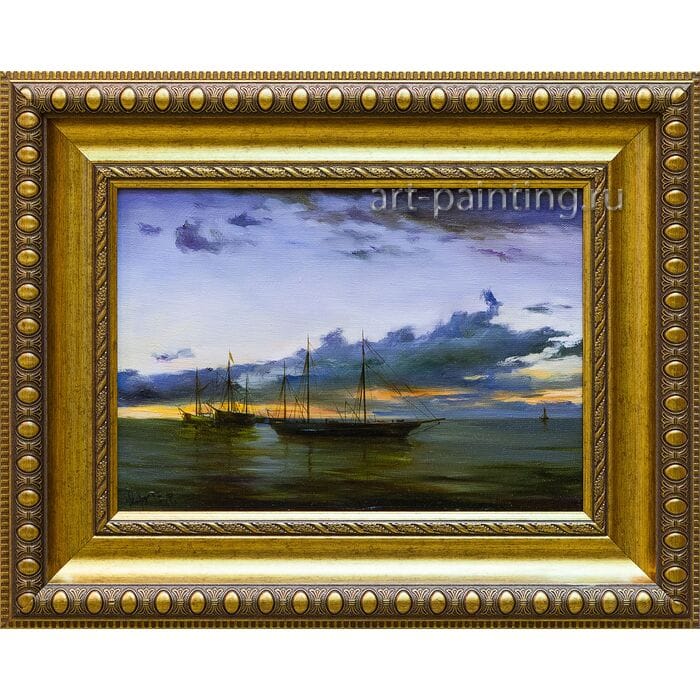 Картина маслом "Морской пейзаж" Иордан