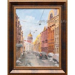 Картина маслом "Подъяческая. Весна" Бондаренко