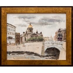 Картина маслом "Исаакиевский собор"  Ларкина