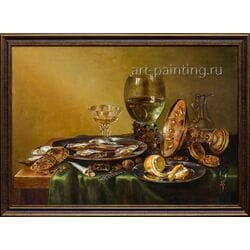 Картина маслом «Натюрморт» Копия В.К. Хеда,  Шведова