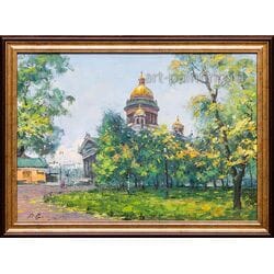 Картина маслом "Исаакиевский собор" Саидов