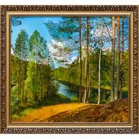 Картина маслом "Карельский берег" Егоров