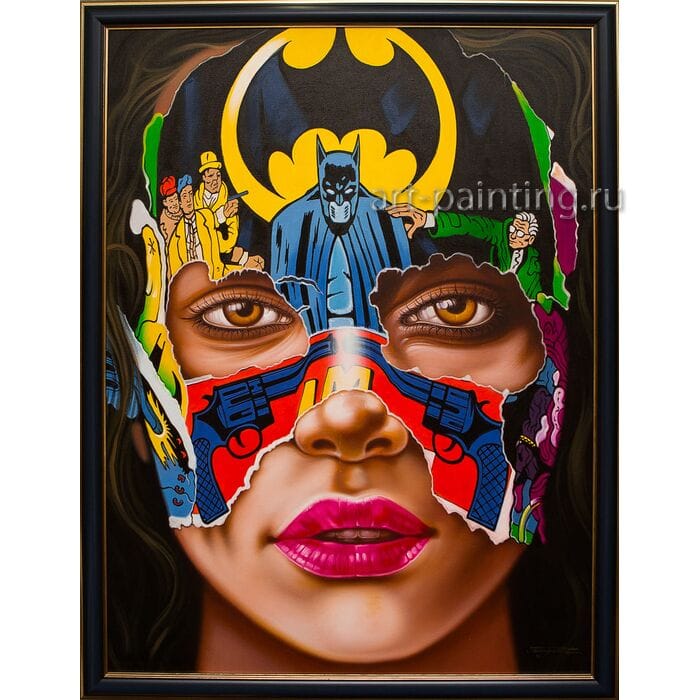 Картина маслом "Face of batman" Tanongchat