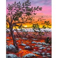 Картина маслом "Карельский пейзаж" Буракова Картина маслом "Карельский пейзаж" Буракова