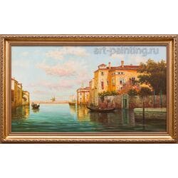 Картина маслом "Венеция" Дельцов