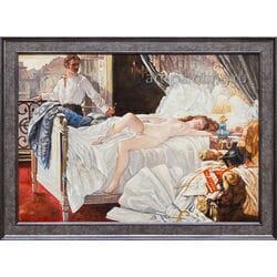 Картина маслом "Ролла"(Копия картины Анри Жерве). Воробьев