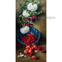 Картина маслом "Черешня" Тимофеева