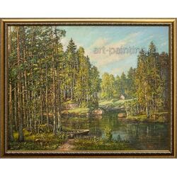 Картина маслом "Утро" Воробьев